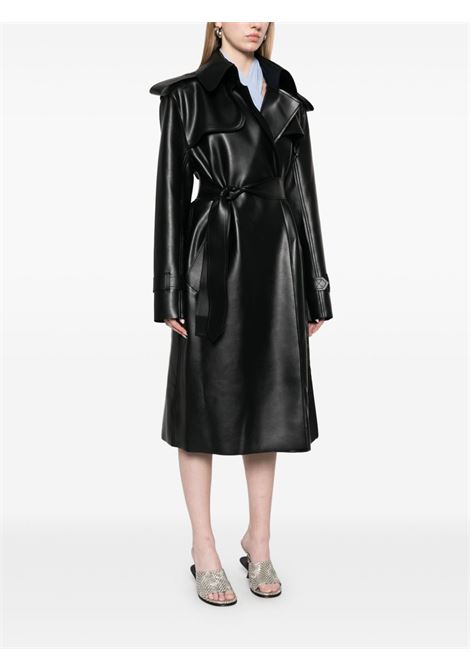 Black belted trench coat Norma kamali - women NORMA KAMALI | ST4244LV050001